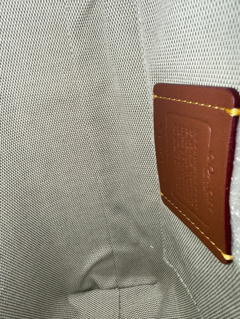 Brand NWT Coach Rogue Bag 26 in dark lime - Picture 5 of 6